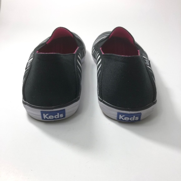 Keds Slip Ons Stripes Shoes Size 7.5 - Picture 5 of 9